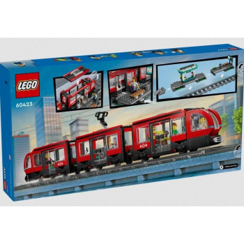 LEGO(R) CITY 60423 Tramwaj miejski ze stacją